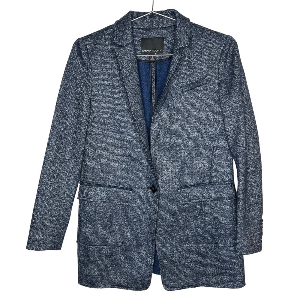 BANANA Republic Knit Wool Blend Blazer Business Casual